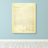 onafhankelijkheidsverklaring canvas afdruk (Insitu (Houten vloer))