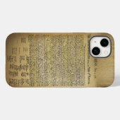 onafhankelijkheidsverklaring Case-Mate iPhone case (Achterkant (horizontaal))