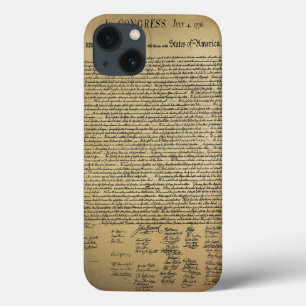 onafhankelijkheidsverklaring iPhone 13 hoesje