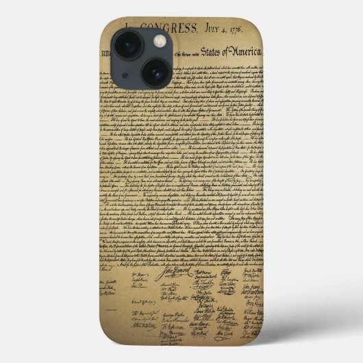 onafhankelijkheidsverklaring Case-Mate iPhone case (Achterkant)
