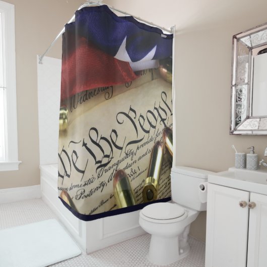 Onafhankelijkheidsverklaring Douchegordijn (In situ)