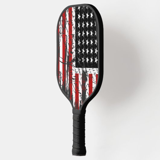 Onafhankelijkheidsverklaring en Amerikaanse vlag Pickleball Paddle (Links)