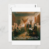 Onafhankelijkheidsverklaring en citaat van Ben Fra Briefkaart (Voorkant / Achterkant)
