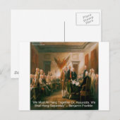 Onafhankelijkheidsverklaring en citaat van Ben Fra Briefkaart (Voorkant / Achterkant)