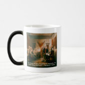 Onafhankelijkheidsverklaring en citaat van Ben Fra Magische Mok (Links)