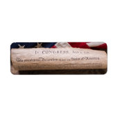 Onafhankelijkheidsverklaring Etiket (Voorkant)