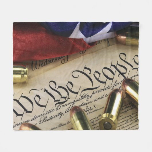 Onafhankelijkheidsverklaring Fleece Deken (Voorkant (Horizontaal))