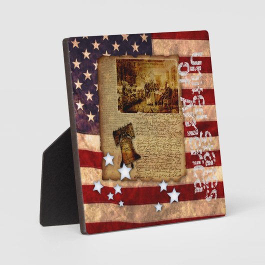 Onafhankelijkheidsverklaring Fotoplaat (Voorkant)