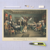 Onafhankelijkheidsverklaring, herstelde loskoppeli tissuepapier (Craft)