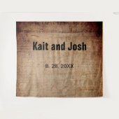 Onafhankelijkheidsverklaring 📜 Historisch 1776 Wandkleed (Voorkant (horizontaal))