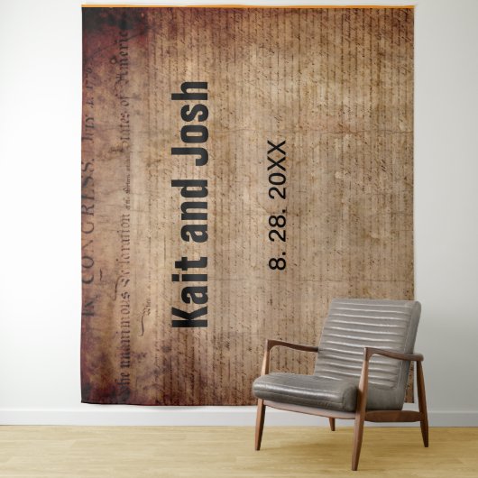 Onafhankelijkheidsverklaring 📜 Historisch 1776 Wandkleed (In situ)