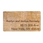 Onafhankelijkheidsverklaring 📜 Historische Parchm Etiket (Voorkant)