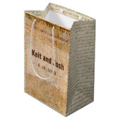 Onafhankelijkheidsverklaring 📜 Historische Parchm Medium Cadeauzakje (Achterkant Gekanteld)