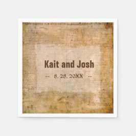 Onafhankelijkheidsverklaring 📜 Historische Parchm Servet