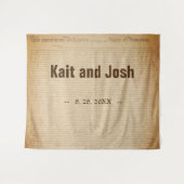 Onafhankelijkheidsverklaring 📜 Historische Parchm Wandkleed (Voorkant (horizontaal))