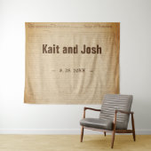 Onafhankelijkheidsverklaring 📜 Historische Parchm Wandkleed (In Situ (horizontaal))