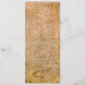 Onafhankelijkheidsverklaring 📜 Historische perkam Menu (Achterkant)