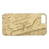 Onafhankelijkheidsverklaring iPhone 7 hoesje (Achterkant (Horizontaal))