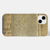  onafhankelijkheidsverklaring iPhone hoesje (Achterkant horizontaal)