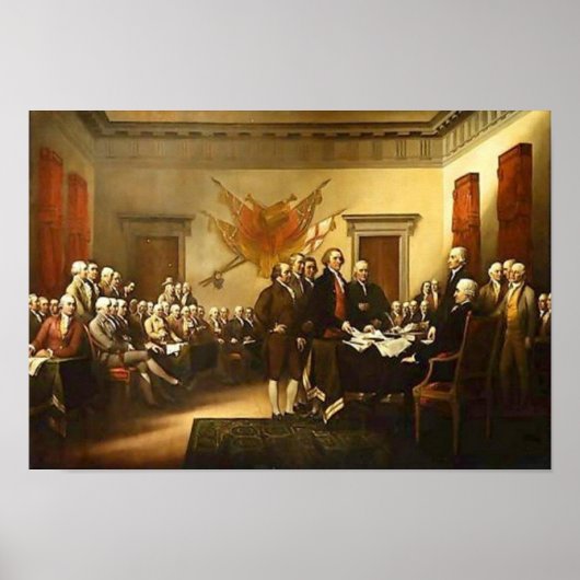 Onafhankelijkheidsverklaring John Trumbull Poster (Voorkant)