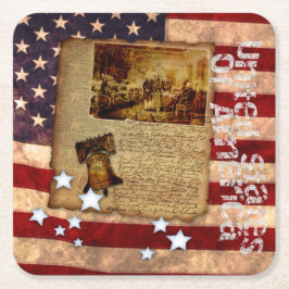 Onafhankelijkheidsverklaring Kartonnen Onderzetters