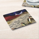 Onafhankelijkheidsverklaring Kartonnen Onderzetters (Schuin)