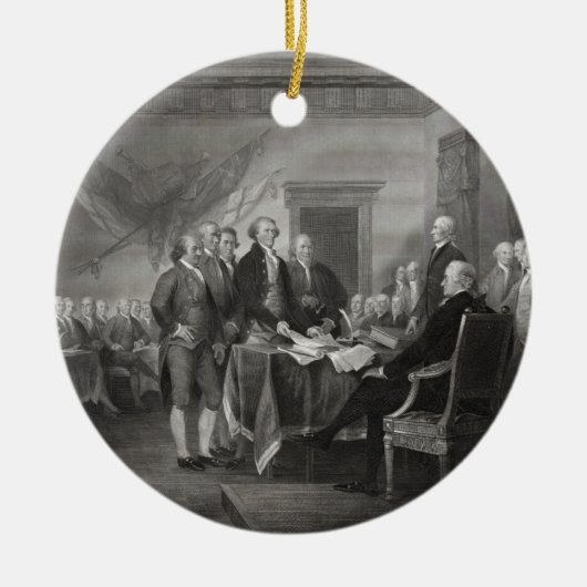 Onafhankelijkheidsverklaring Keramisch Ornament (Voorkant)
