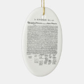 Onafhankelijkheidsverklaring Keramisch Ornament (Rechts)