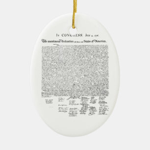Onafhankelijkheidsverklaring Keramisch Ornament