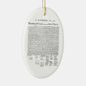 Onafhankelijkheidsverklaring Keramisch Ornament (Rechts)