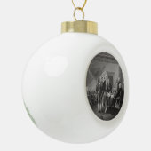 Onafhankelijkheidsverklaring Keramische Bal Ornament (Links)