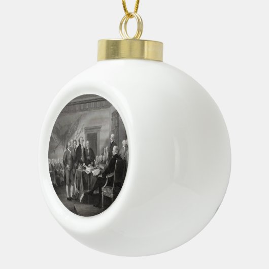 Onafhankelijkheidsverklaring Keramische Bal Ornament (Rechts)