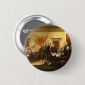 Onafhankelijkheidsverklaring Knop Ronde Button 5,7 Cm (Voorkant /achterkant)