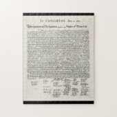 Onafhankelijkheidsverklaring Legpuzzel (Verticaal)