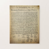  onafhankelijkheidsverklaring legpuzzel (Verticaal)