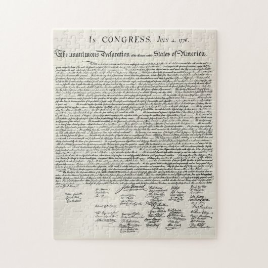 Onafhankelijkheidsverklaring Legpuzzel (Verticaal)