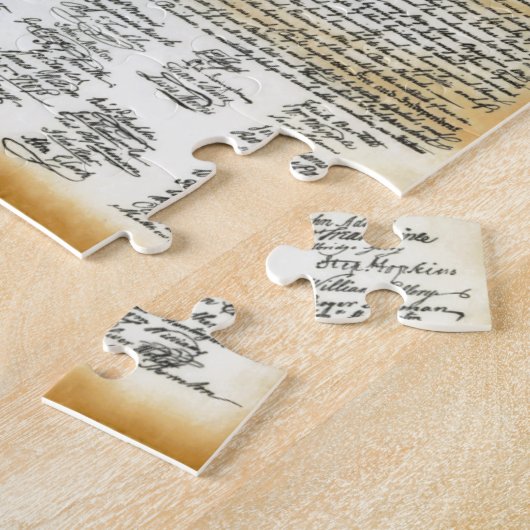 Onafhankelijkheidsverklaring Legpuzzel (Zijkant)