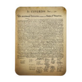  onafhankelijkheidsverklaring magneet (Verticaal)