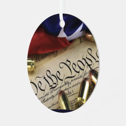 Onafhankelijkheidsverklaring Metalen Ornament (Voorkant links)