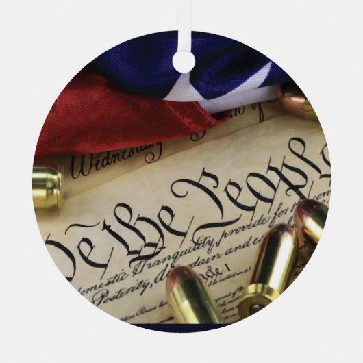 Onafhankelijkheidsverklaring Metalen Ornament (Voorkant)