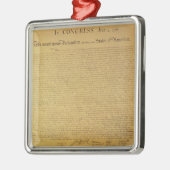 Onafhankelijkheidsverklaring Metalen Ornament (Links)