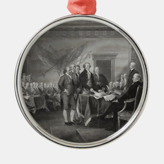 Onafhankelijkheidsverklaring Metalen Ornament (Voorkant)