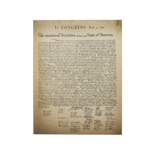 onafhankelijkheidsverklaring notitieblok (Linkerzijde)