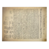 onafhankelijkheidsverklaring notitieblok (Voorkant)