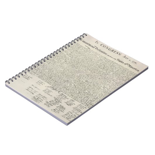 Onafhankelijkheidsverklaring Notitieboek (Linkerzijde)