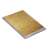 Onafhankelijkheidsverklaring Notitieboek (Rechterzijde)