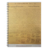 Onafhankelijkheidsverklaring Notitieboek (Voorkant)