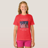 Onafhankelijkheidsverklaring op 4 juli 1776 t-shirt (Voorkant volledig)