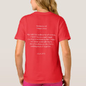 Onafhankelijkheidsverklaring op 4 juli 1776 t-shirt (Achterkant)