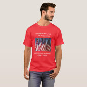 Onafhankelijkheidsverklaring op 4 juli 1776 t-shirt (Voorkant volledig)